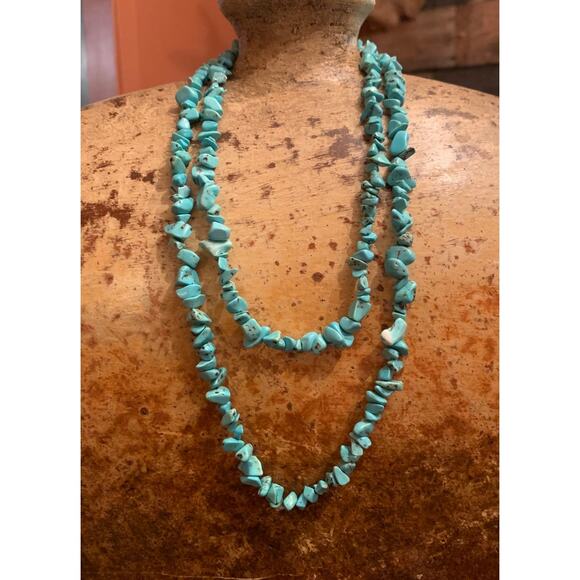 Set of 4 Gemstone Chip Necklaces - Picture 4 of 7